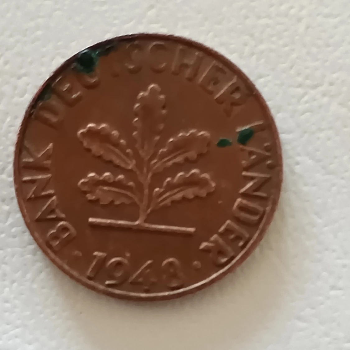 1 Pfennig mynt 1948 - 1