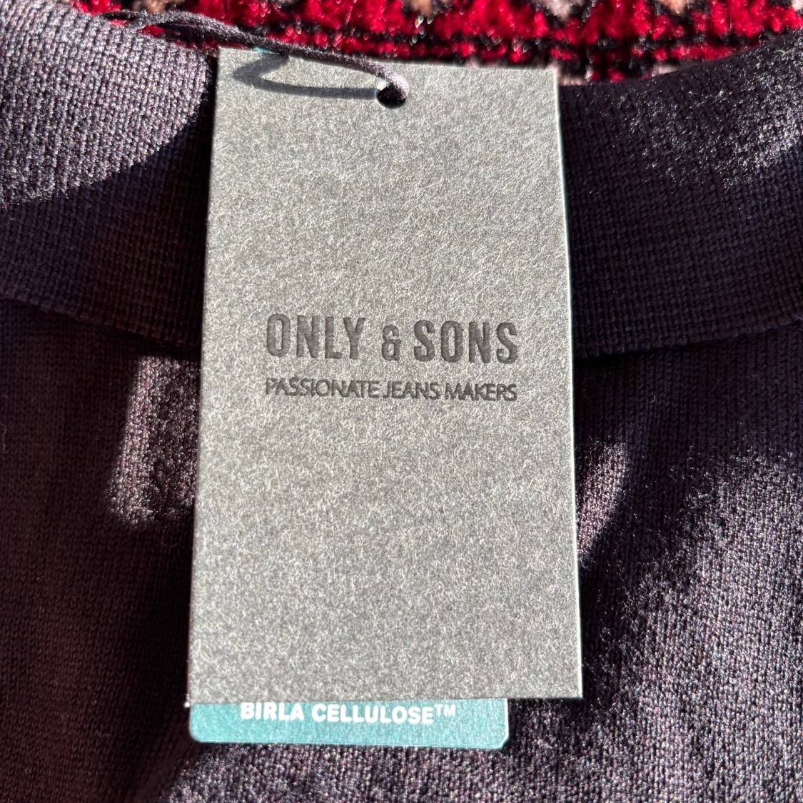 Svart pikétröja från Only & Sons, Helt ny - 1