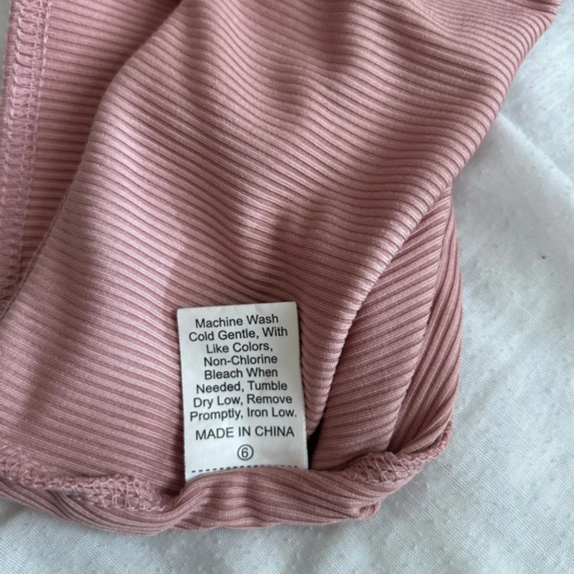 Rosa ribbad långkjol från SHEIN - 3