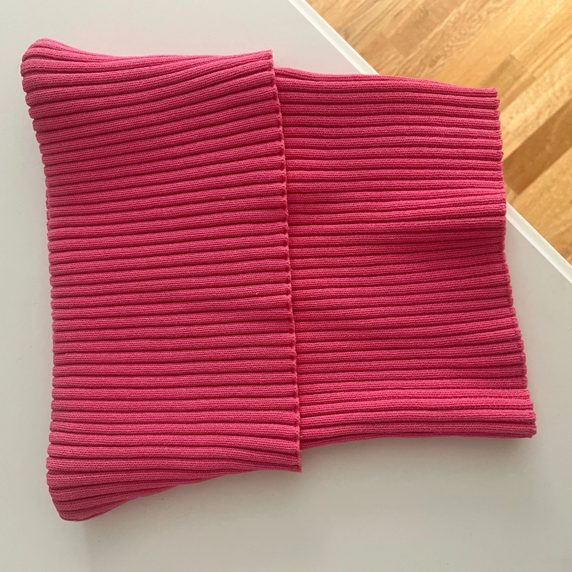 Rosa ribbad tubtopp från Zara - 3