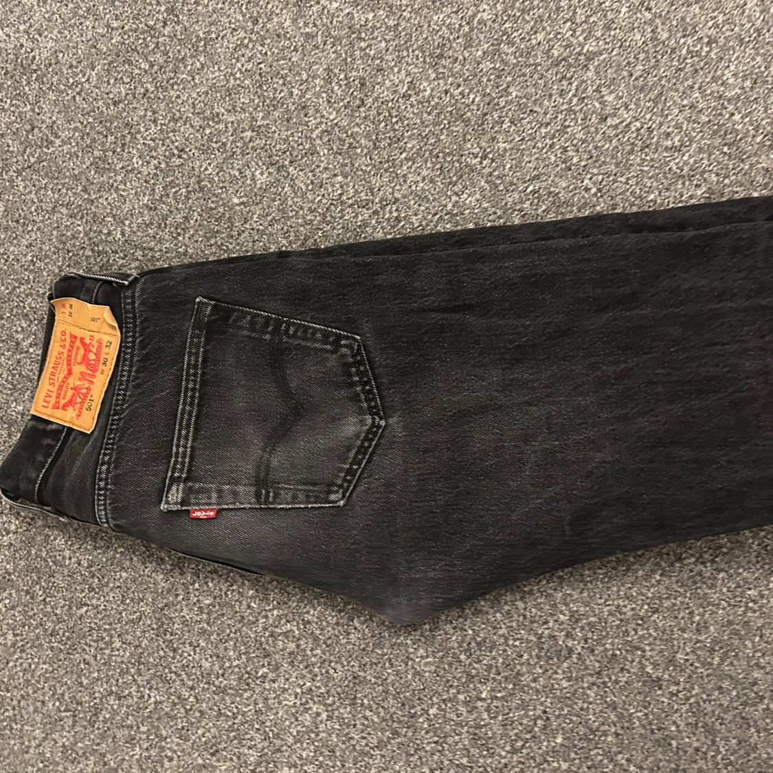 Svarta Levi's 501 jeans W30 L32