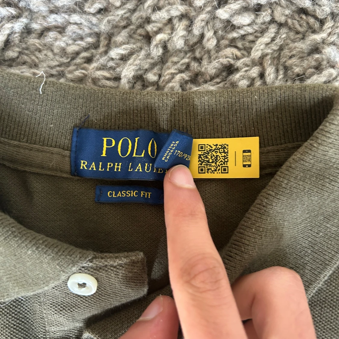 Olivgrön pikétröja från Polo Ralph Lauren - 2