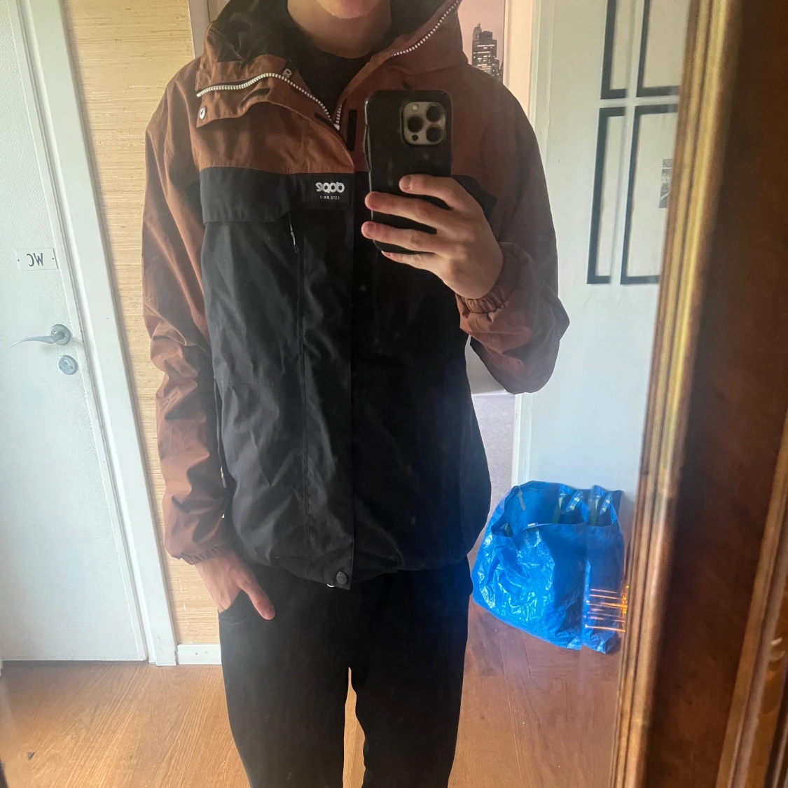 Svart och brun jacka från Dope - 1