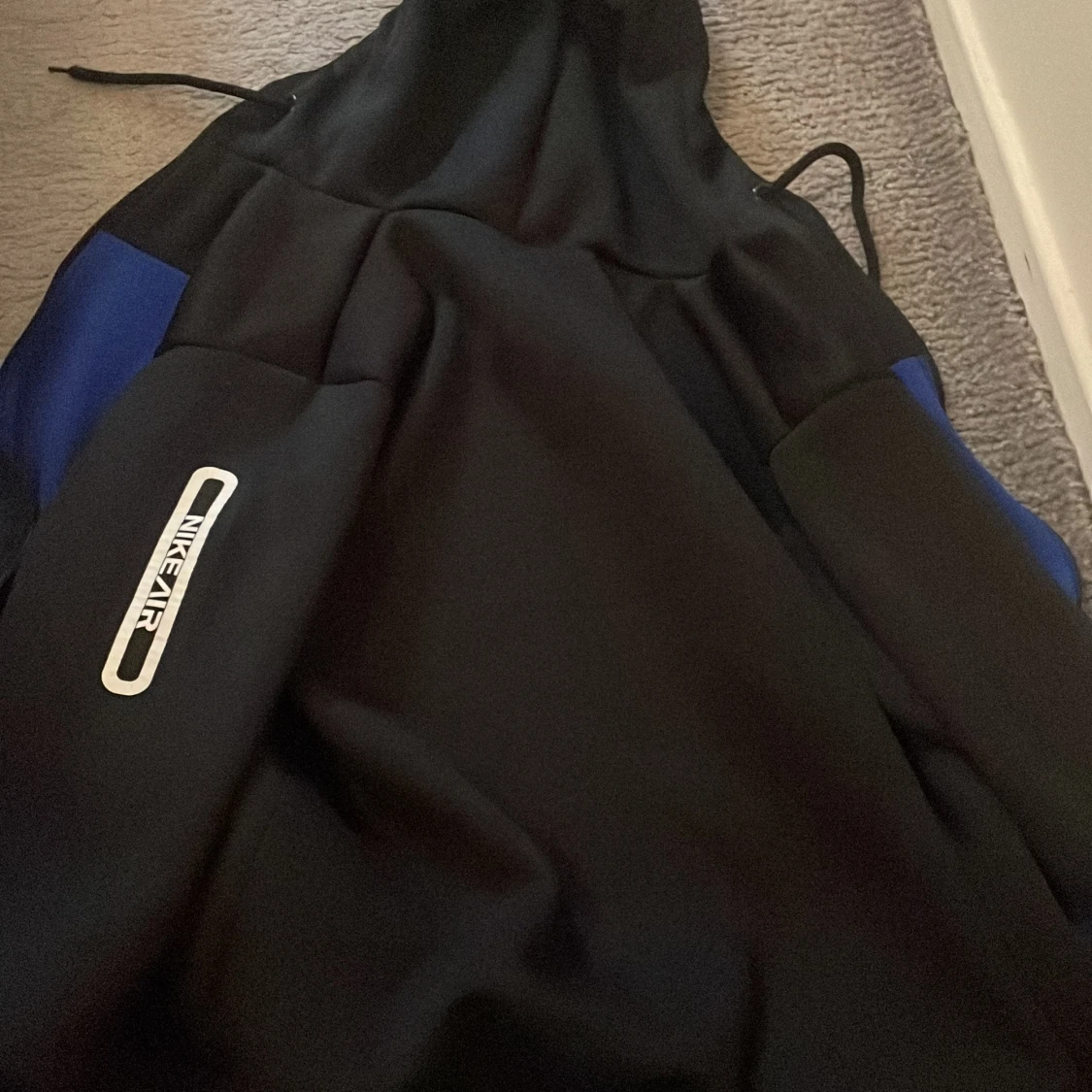 Nike Air blå och svart kofta - 2