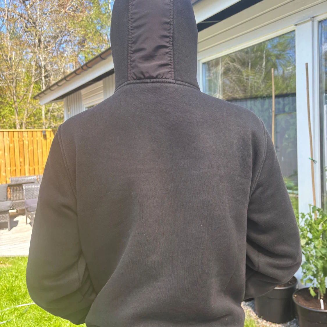 Svart hoodiejacka från Armani - 3
