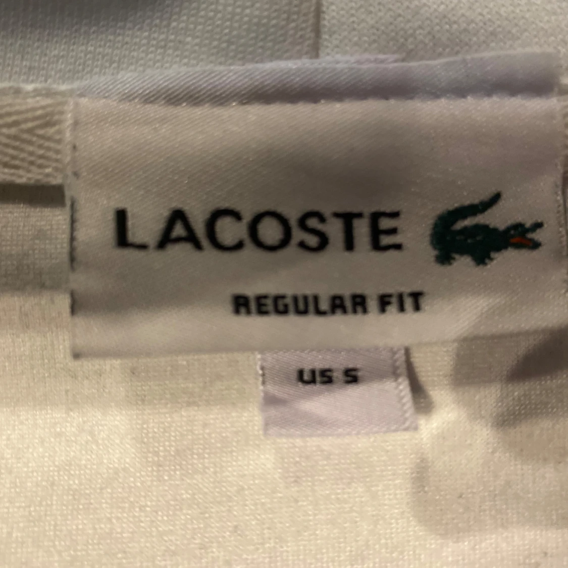 Vit zip hoodie från Lacoste - 1