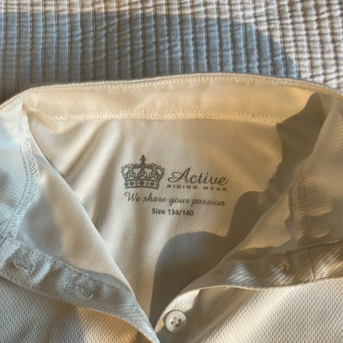 En fin vit beige rid tröja  - 2