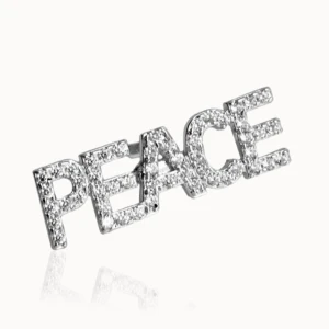 Peace ring från ioaku - Splitter ny, har aldrig använts!! Ioaku statement sparkle ring ”peace”💕är justerbar! Nypris 58€/650sek