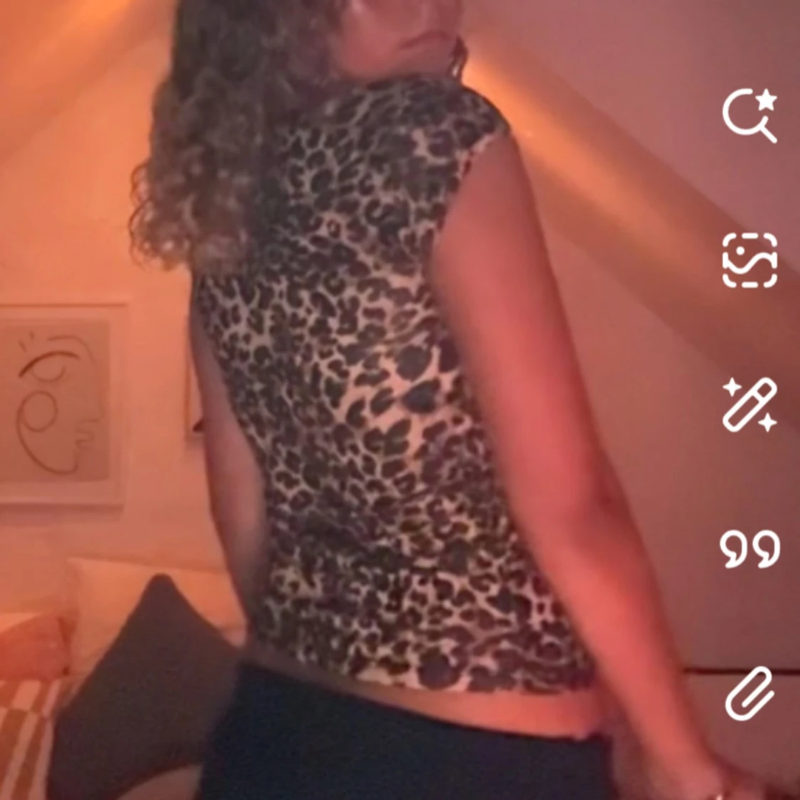 Viral leopard topp från nelly💗 - 1