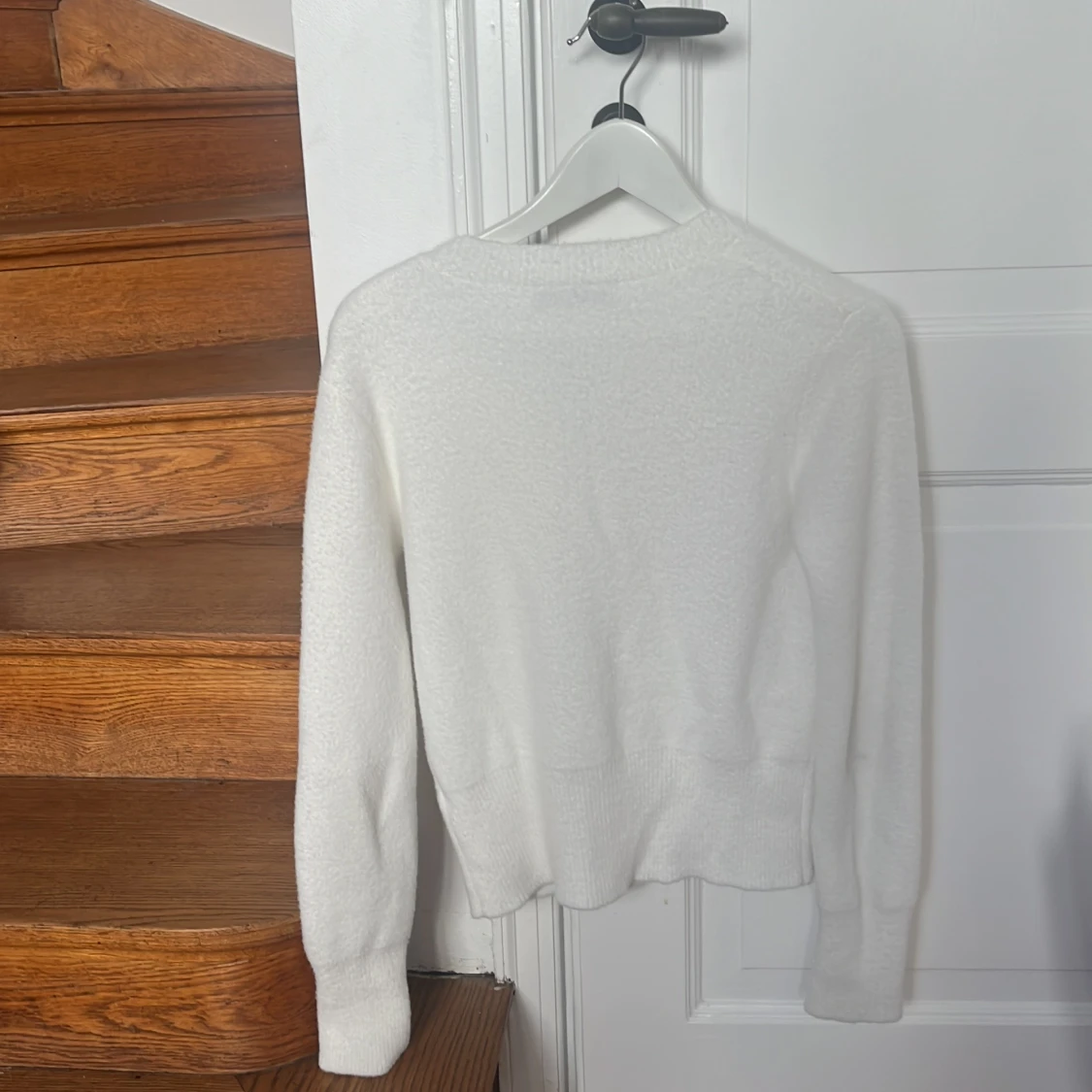 Vit stickad kofta zara - 2