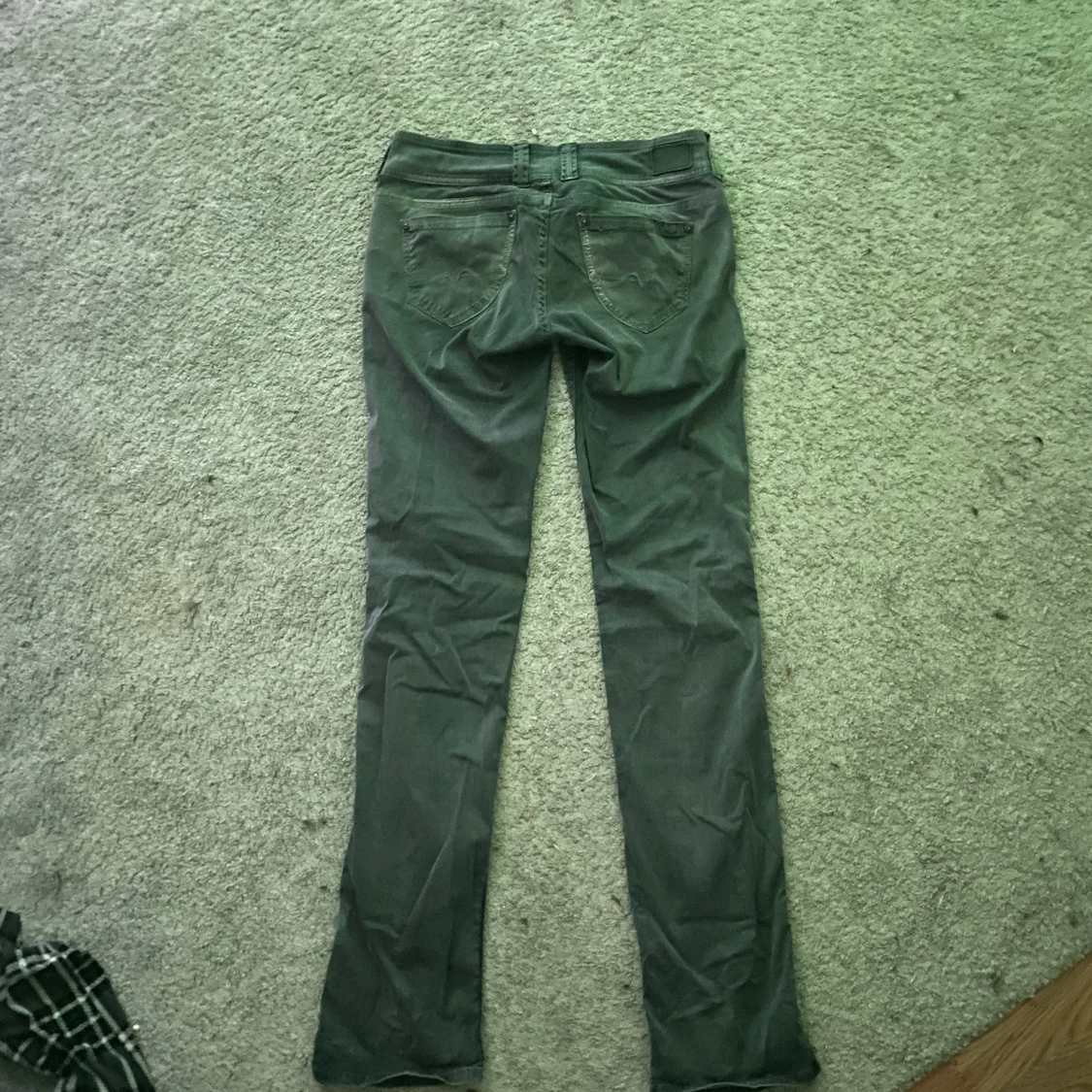 Pepe Grå bootcut jeans med låg midja - 3