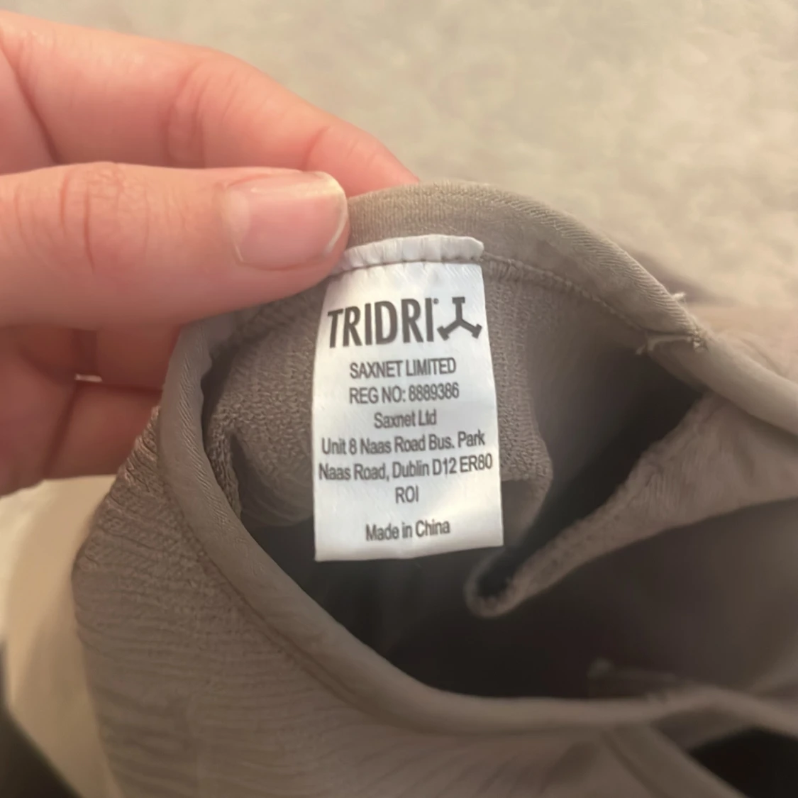 Beige ribbad linnetopp från TriDri - 3