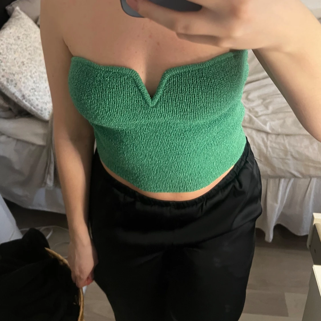 Grön tubtopp från H&M