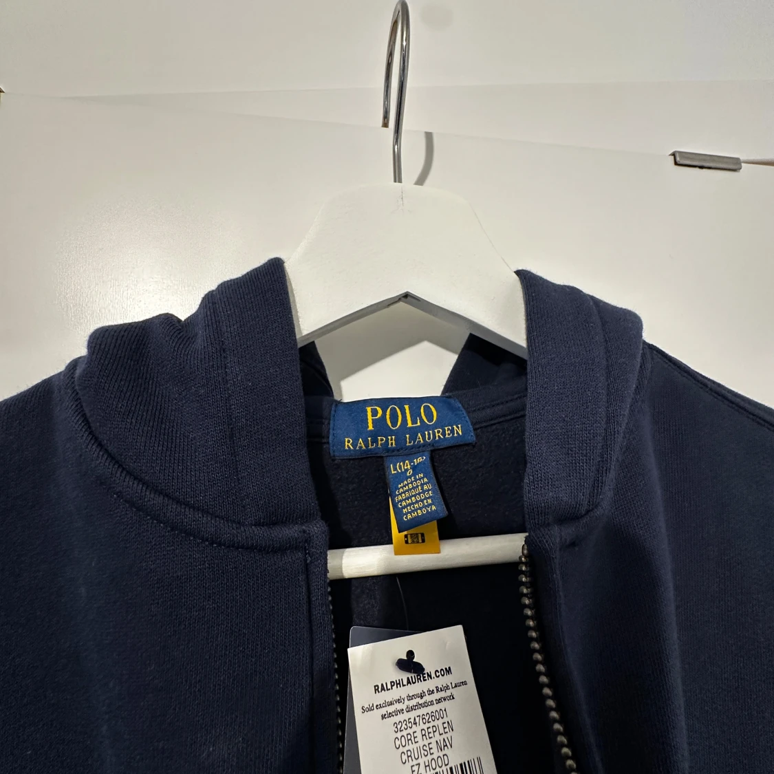 Marinblå hoodie från Ralph Lauren NY aldrig använd - 1