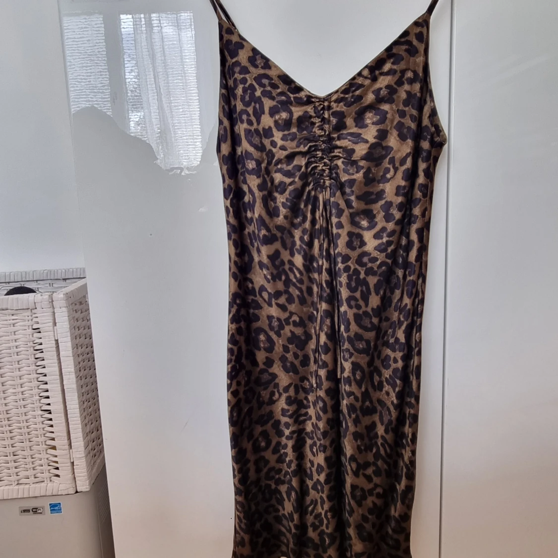 Leopardmönstrad långklänning från Zara