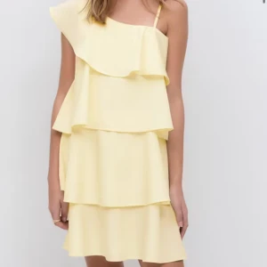 Gul volangklänning  - Lägger ut igen 