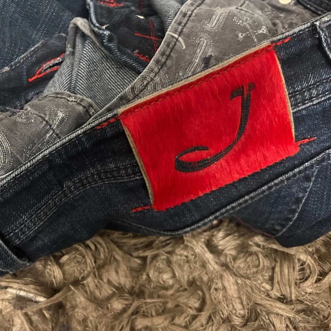 Mörkblå jeansbyxor från Jacob Cohen - 4