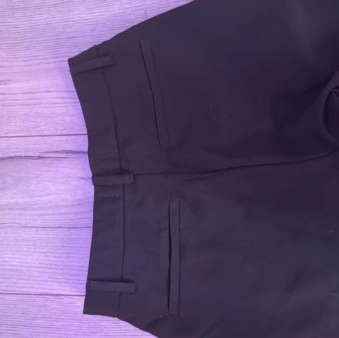 Svarta kostymbyxor med raka ben - 2