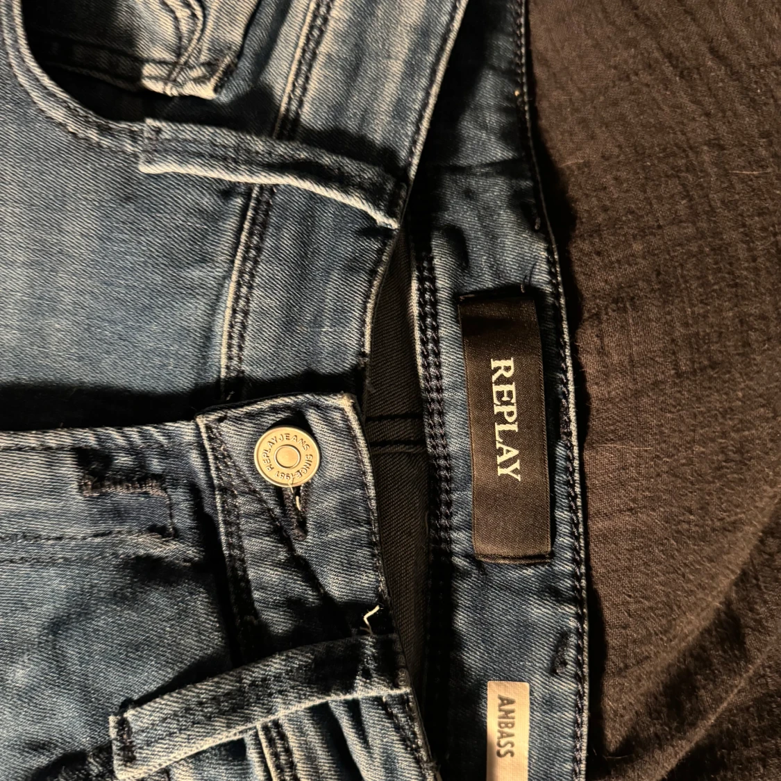 Blå Replay Anbass jeans - 2