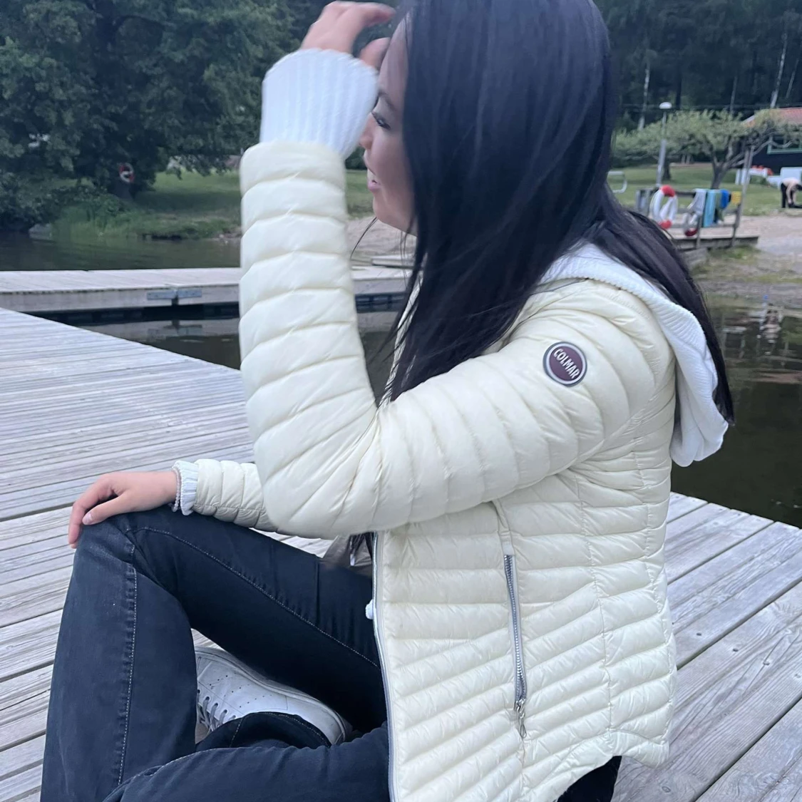 Vit pufferjacka från Colmar - 2