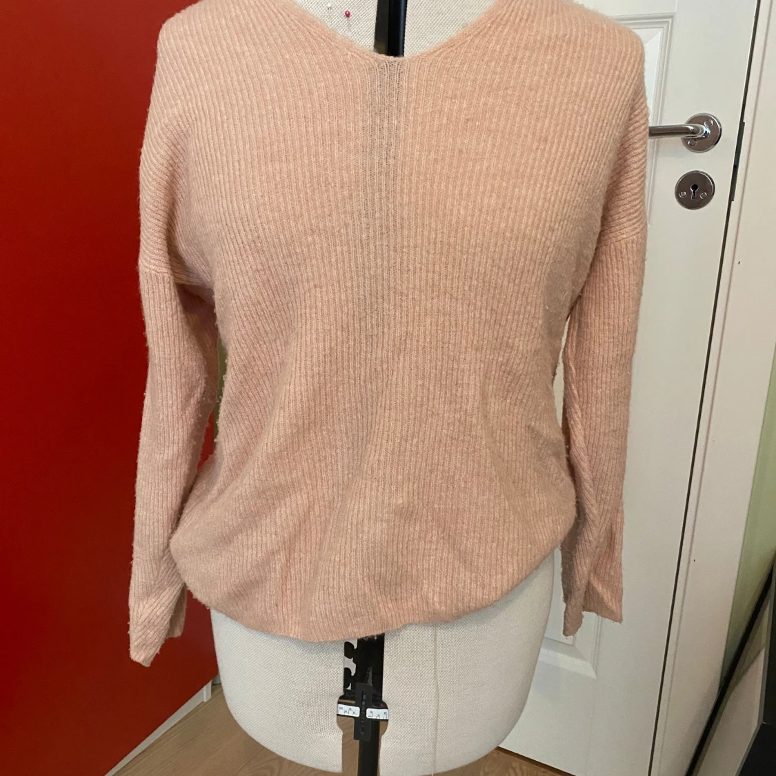 Rosa stickad tröja vero Moda