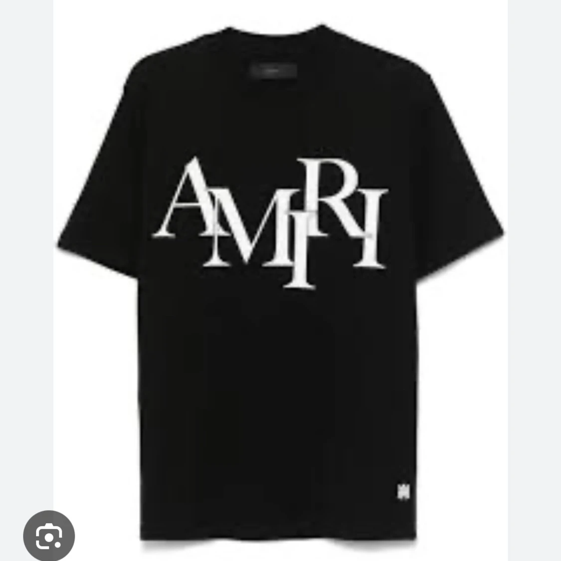 Svart t-shirt från Amiri