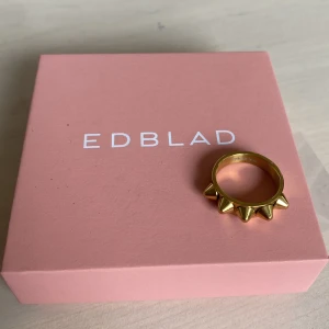 Jättesöt guld ring från Edblad✨ - Snygg guld ring från Edblad med nitar runt om💕 Använd fåtal gånger
