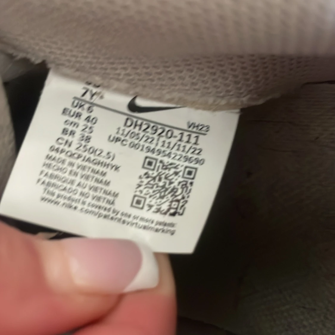 Vita Nike Air Force sneakers - 4