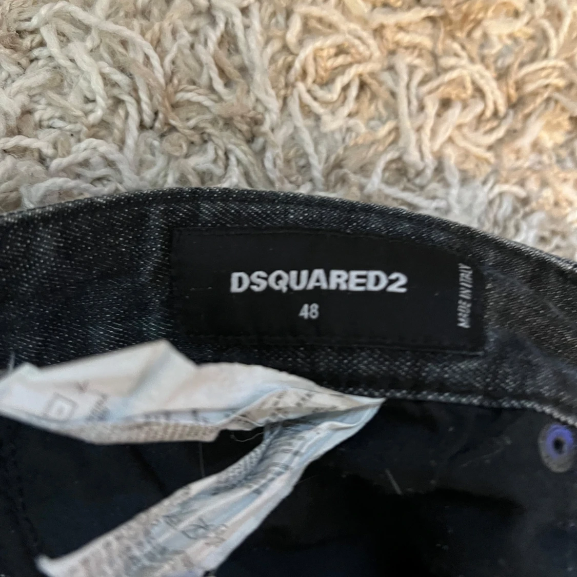 Svarta jeans med färgstänk från Dsquared2 - 4