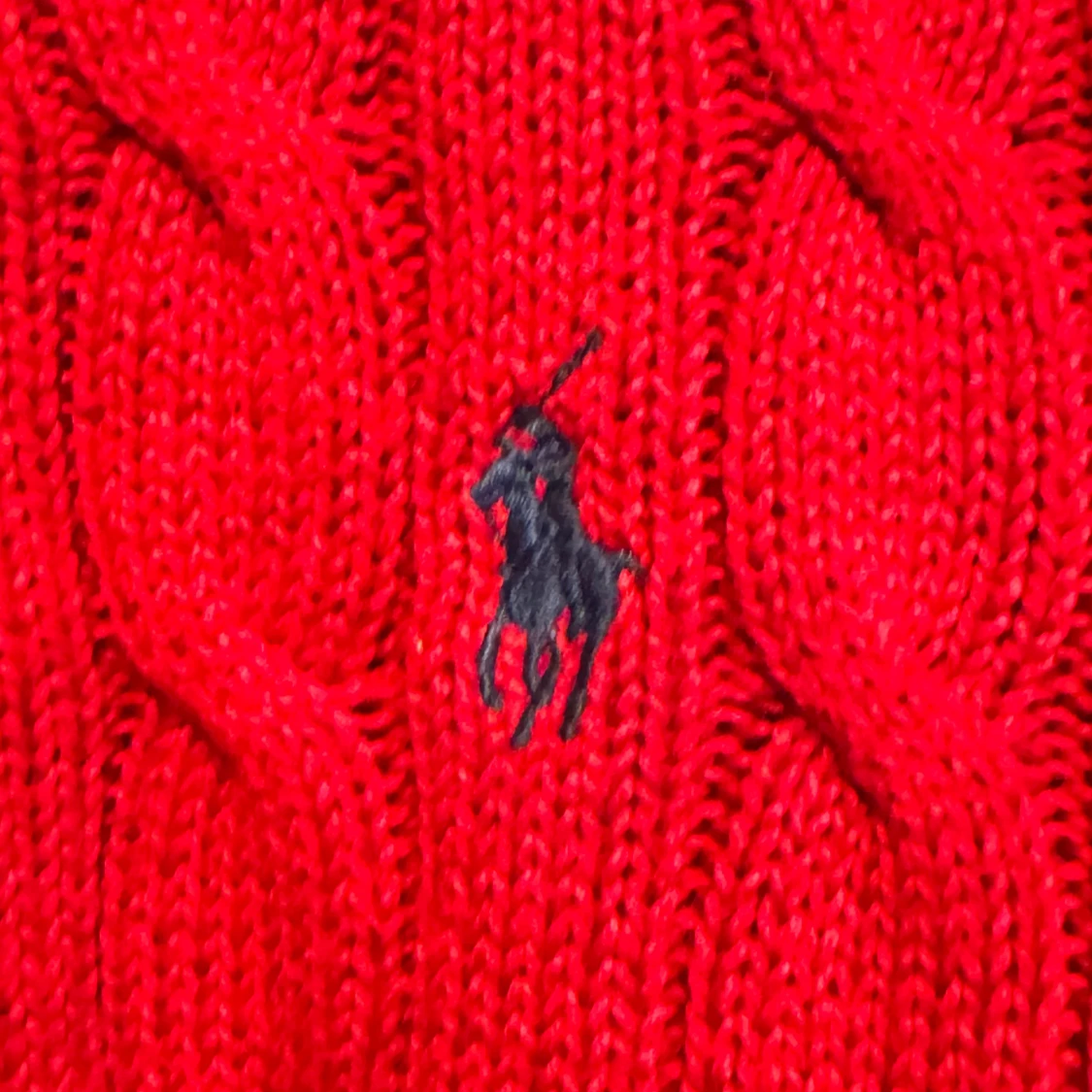 Röd stickad tröja från Polo Ralph Lauren - 3