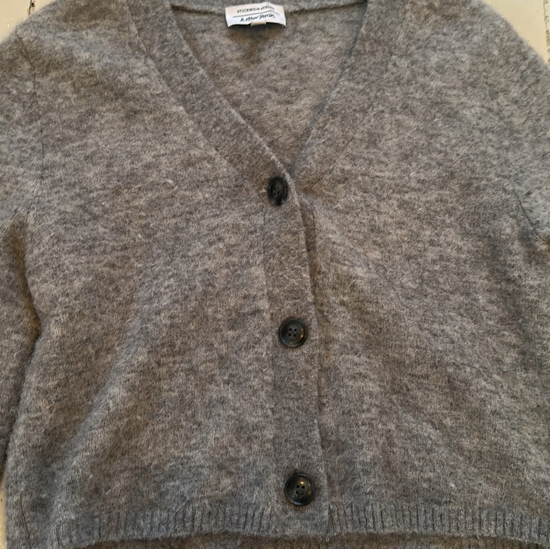 Grå jätte snygg stickad kofta från & other stories ❤️❤️❤️ - 2