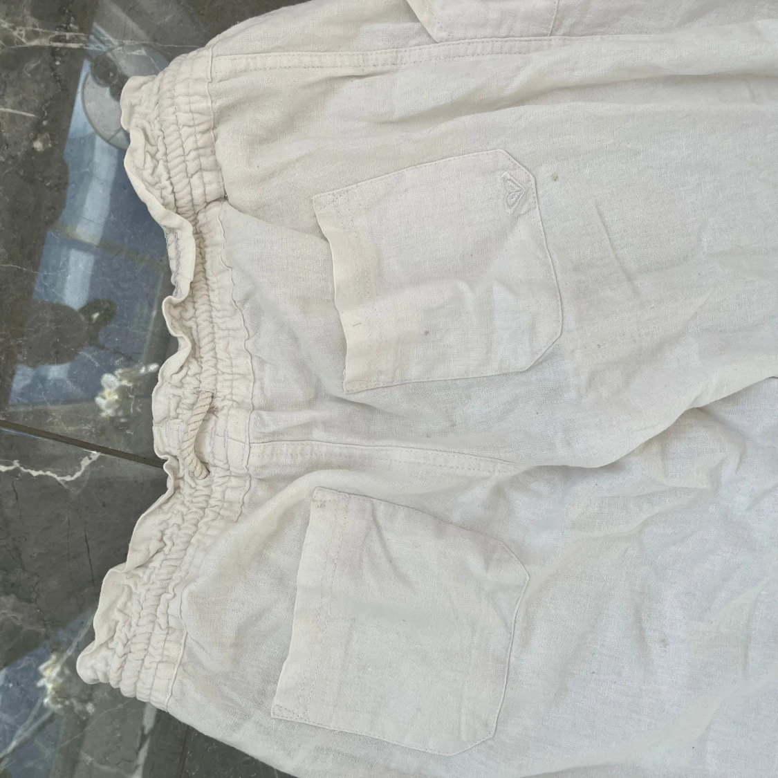 Lågmidjade linnebyxor  - 3