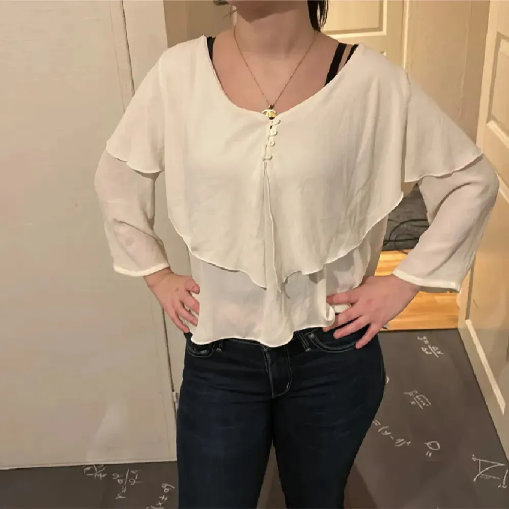 så snygg blus fråna Zara❤️ Nyskick. Puserot.