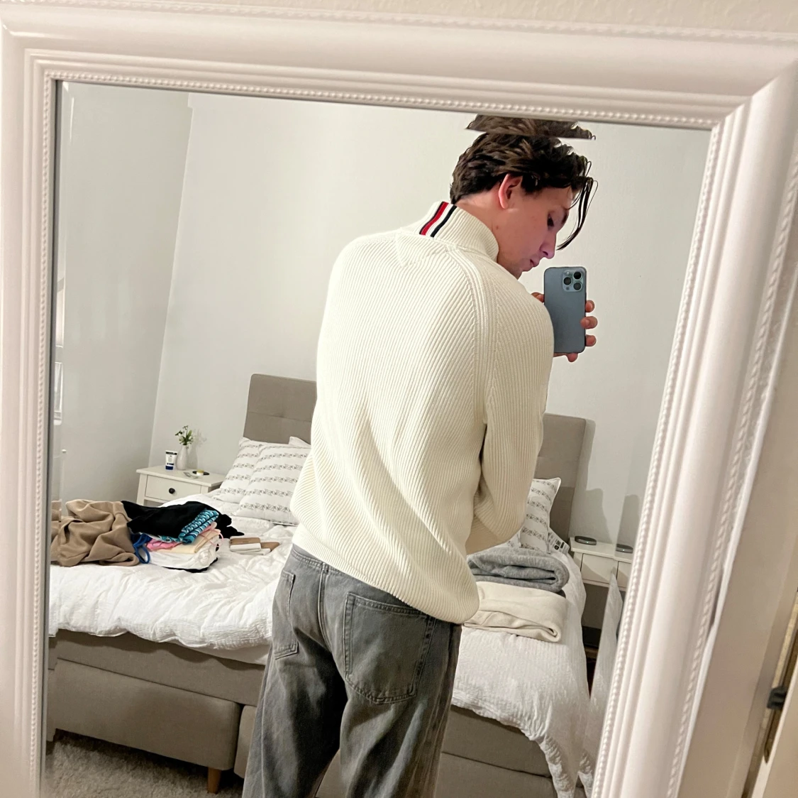 Stickad zip tröja från Tommy Hilfiger - 2