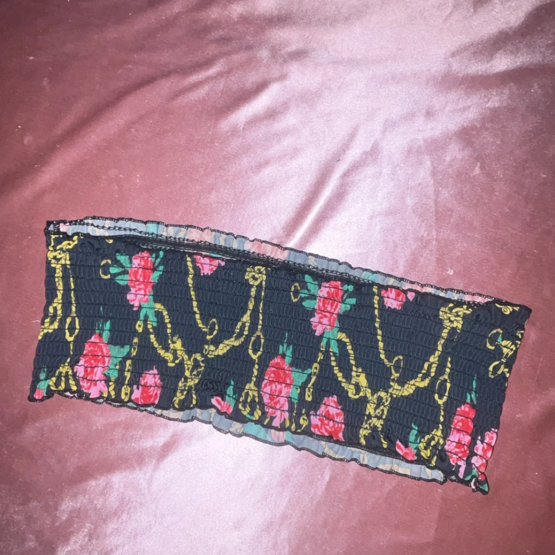 Mönstrad tubtopp från Gina Tricot - 1