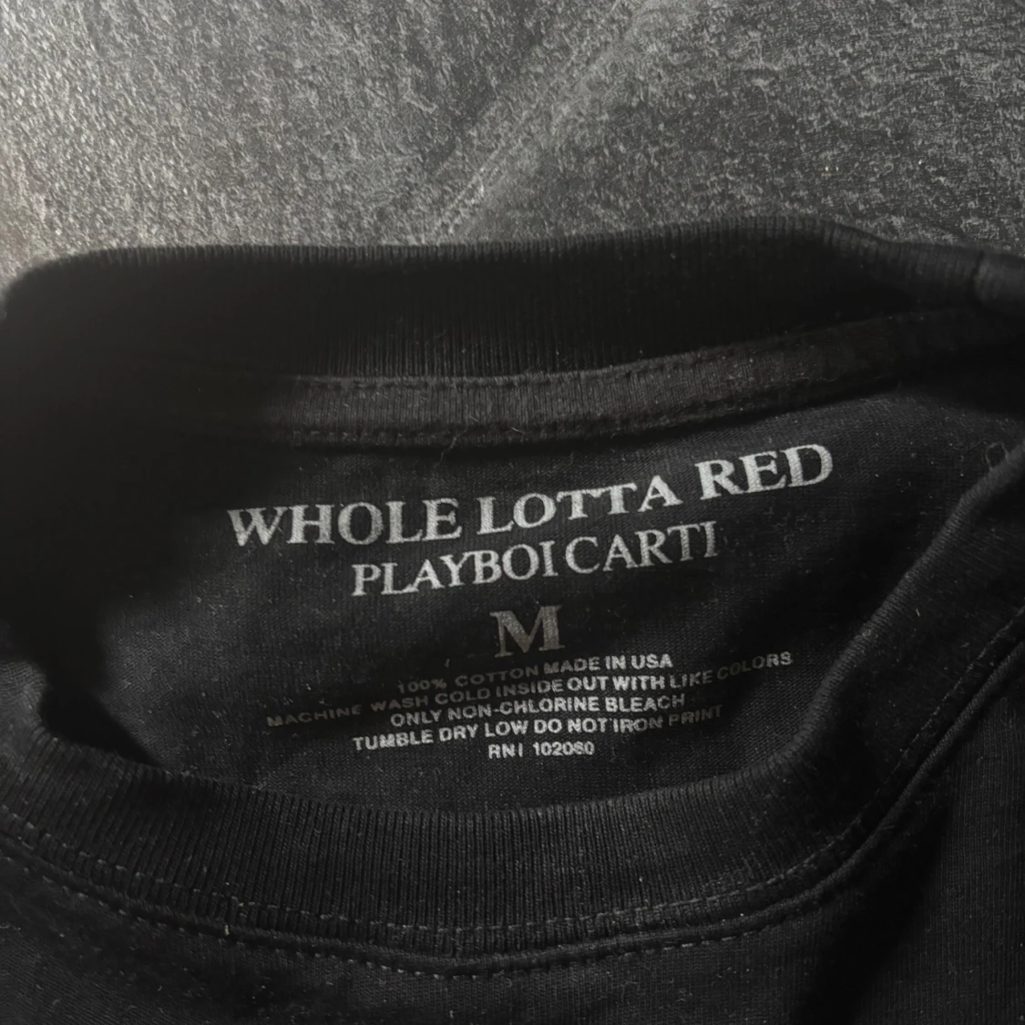 Svart t-shirt Whole Lotta Red Playboi Carti - 2