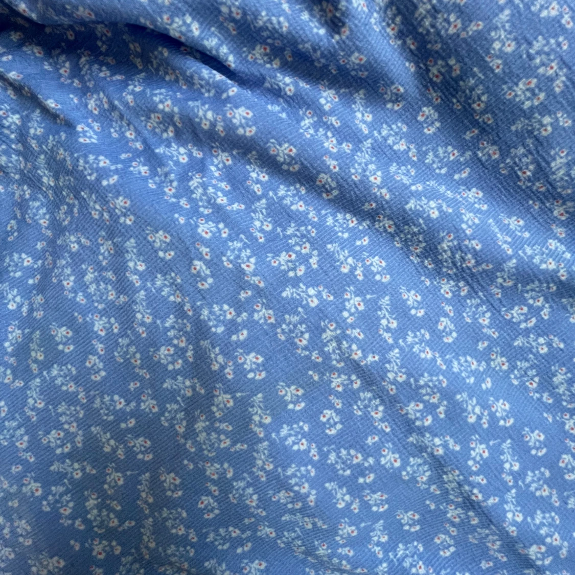 Blå blommig långklänning från Seaside - 1