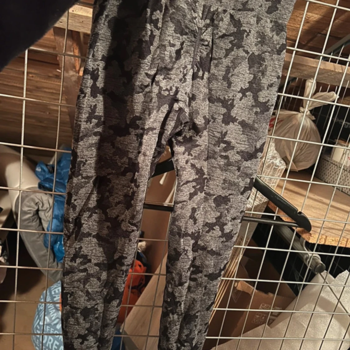Grå camo leggings