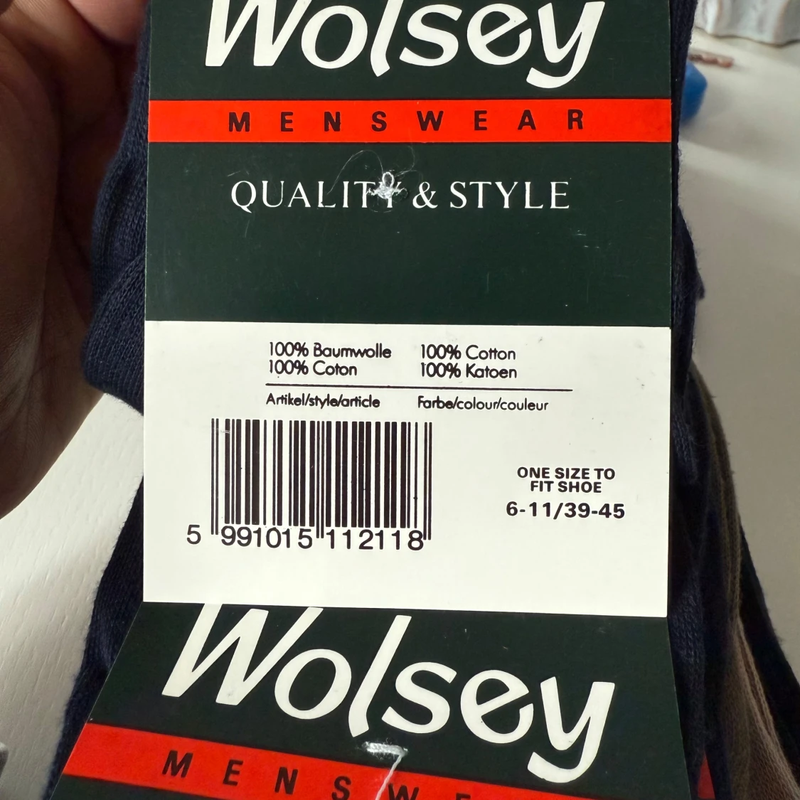 Wolsey bomullsstrumpor i mixade färger 12 pack - 4