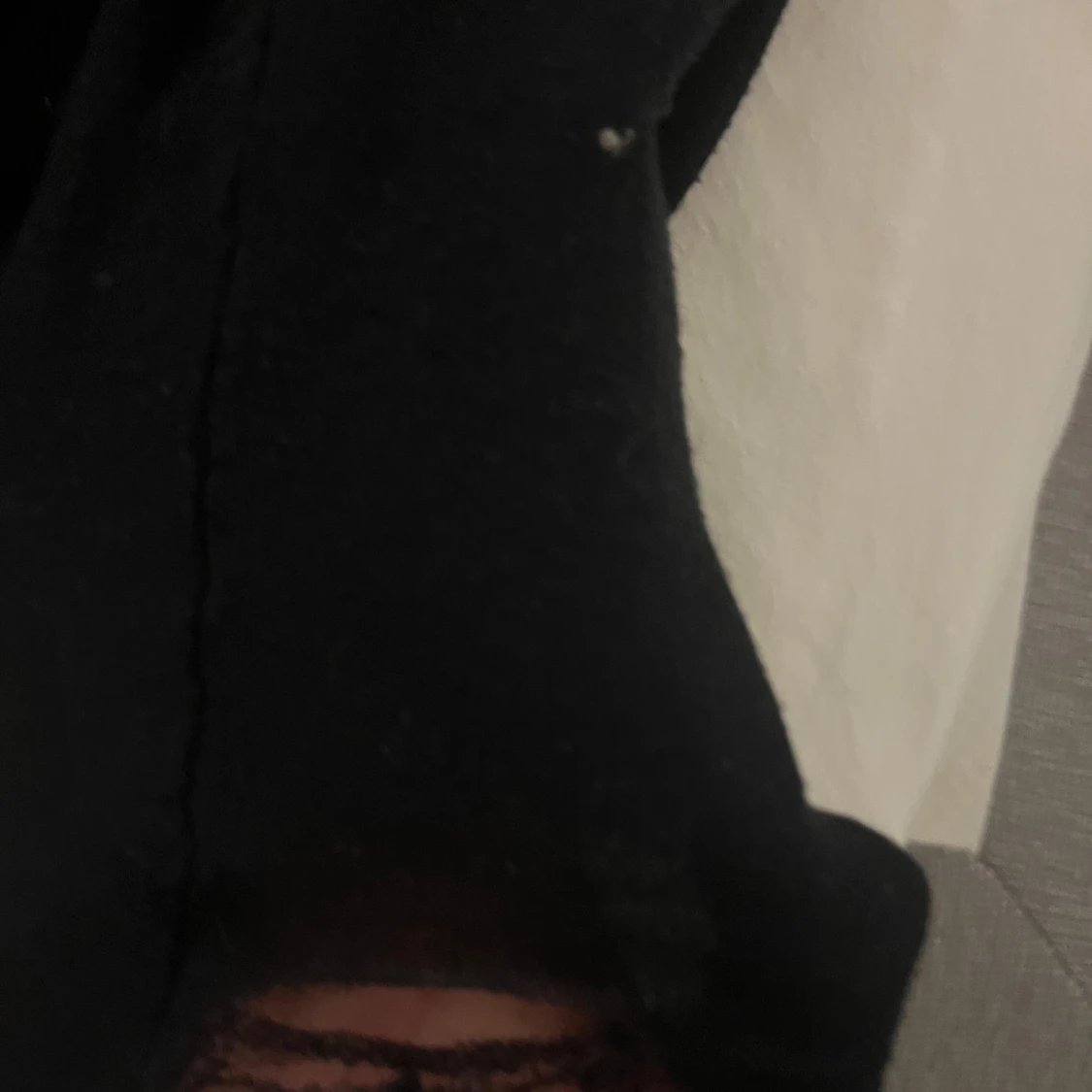 Svart långärmad tight tröja - 2