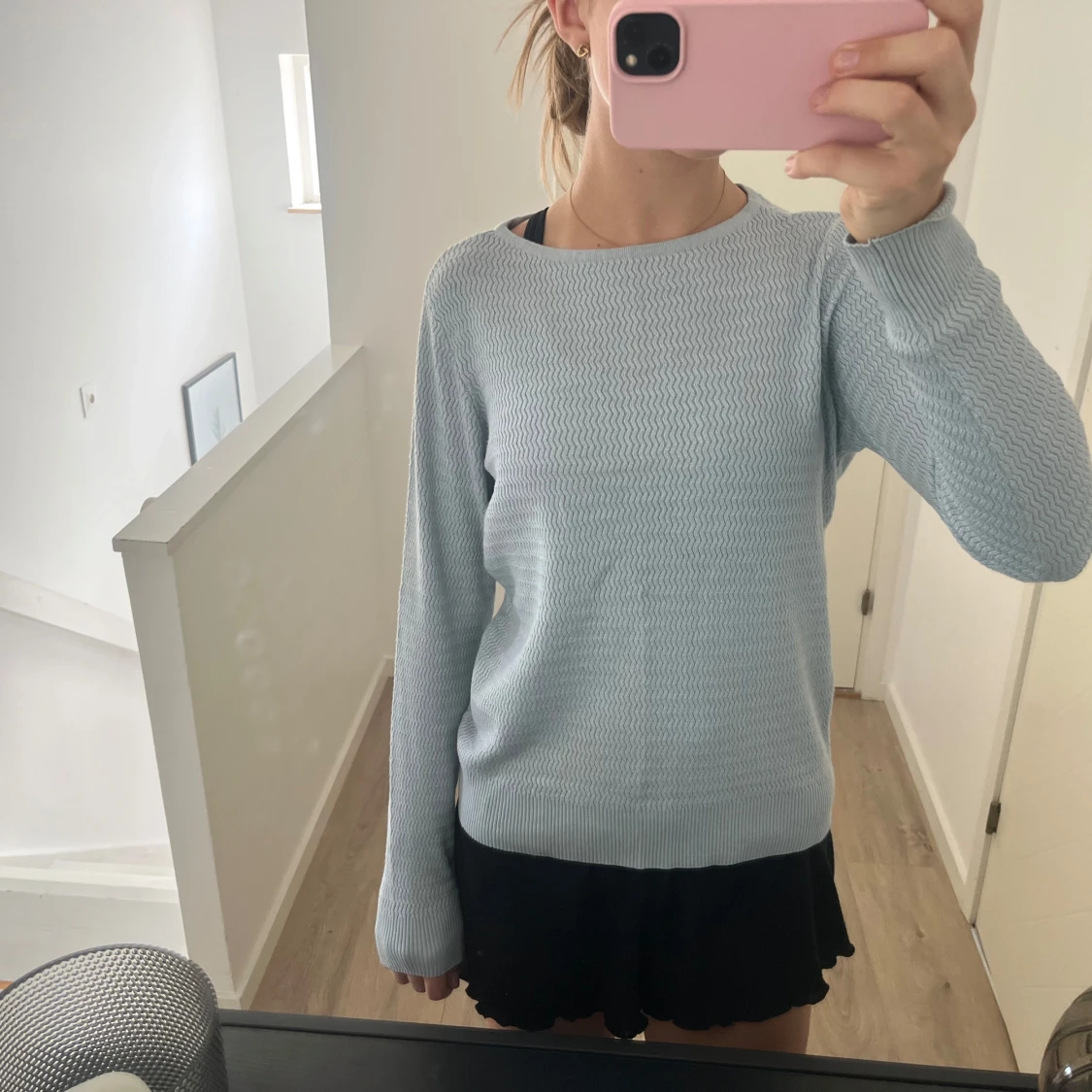 Ljusblå tröja från Stockh LM strl S