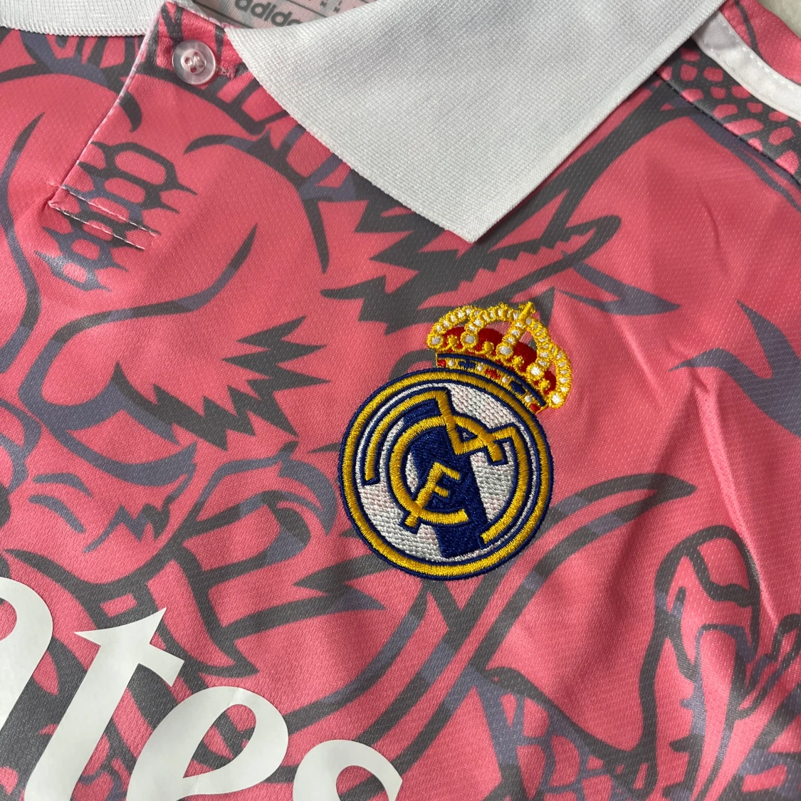Real Madrid rosa fotbollströja Adidas M - 2