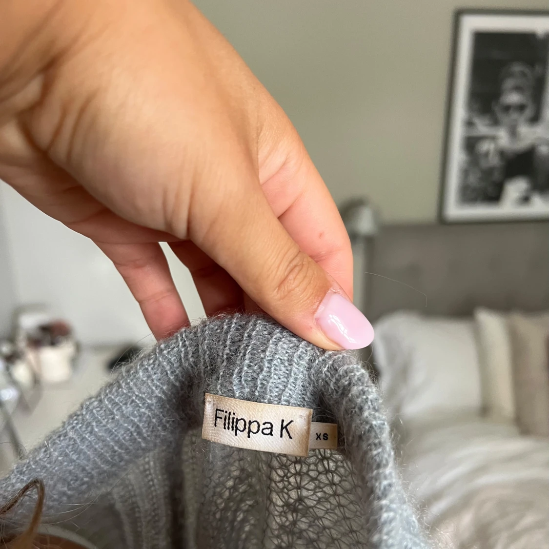 Ljusgrå/blå kofta från Filippa K - 2