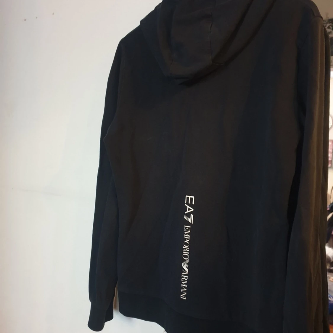 Svart hoodie EA7 Emporio Armani - 1