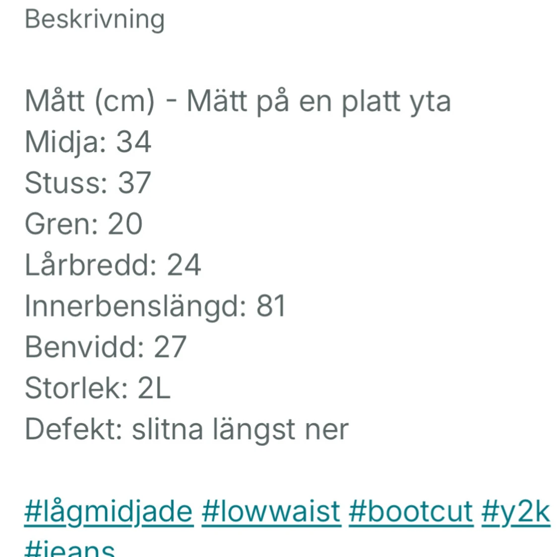 Mörkblå bootcut jeans från Express - 4