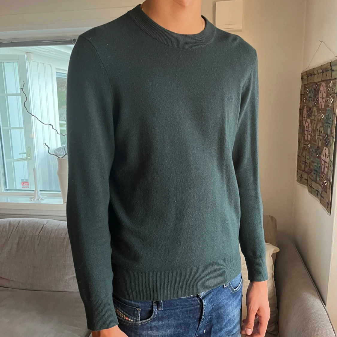 Mörkgrön tröja från Marc O'Polo  - 1