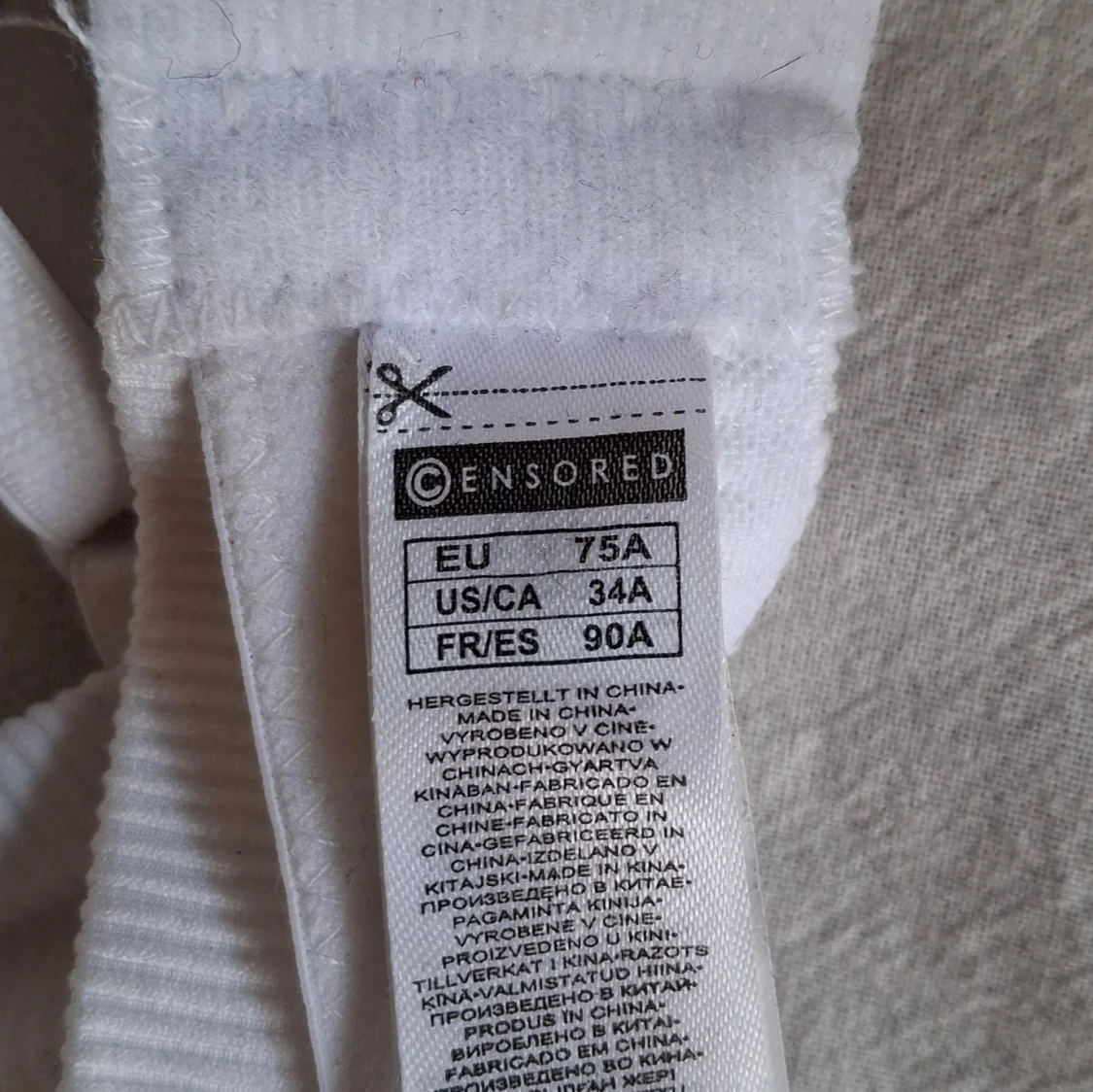 Vit ribbad, superpush-up bh - 2