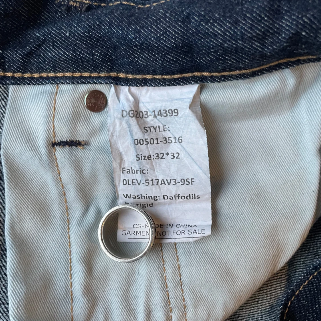 Levis 501 Raw Selvedge jeans - 3