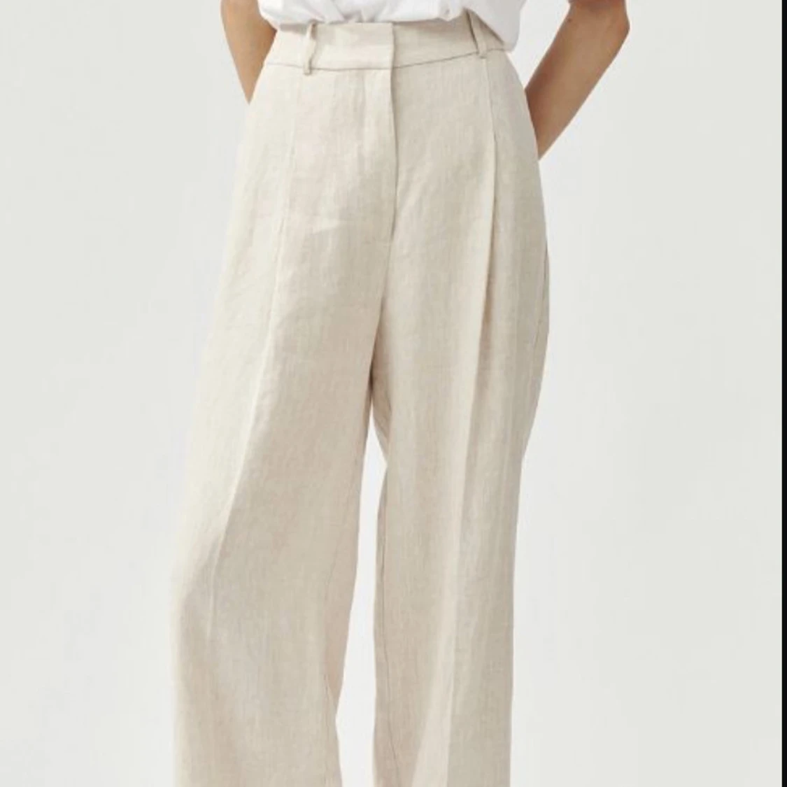 Oanvända linnébyxor Sibyl trousers Stylein 