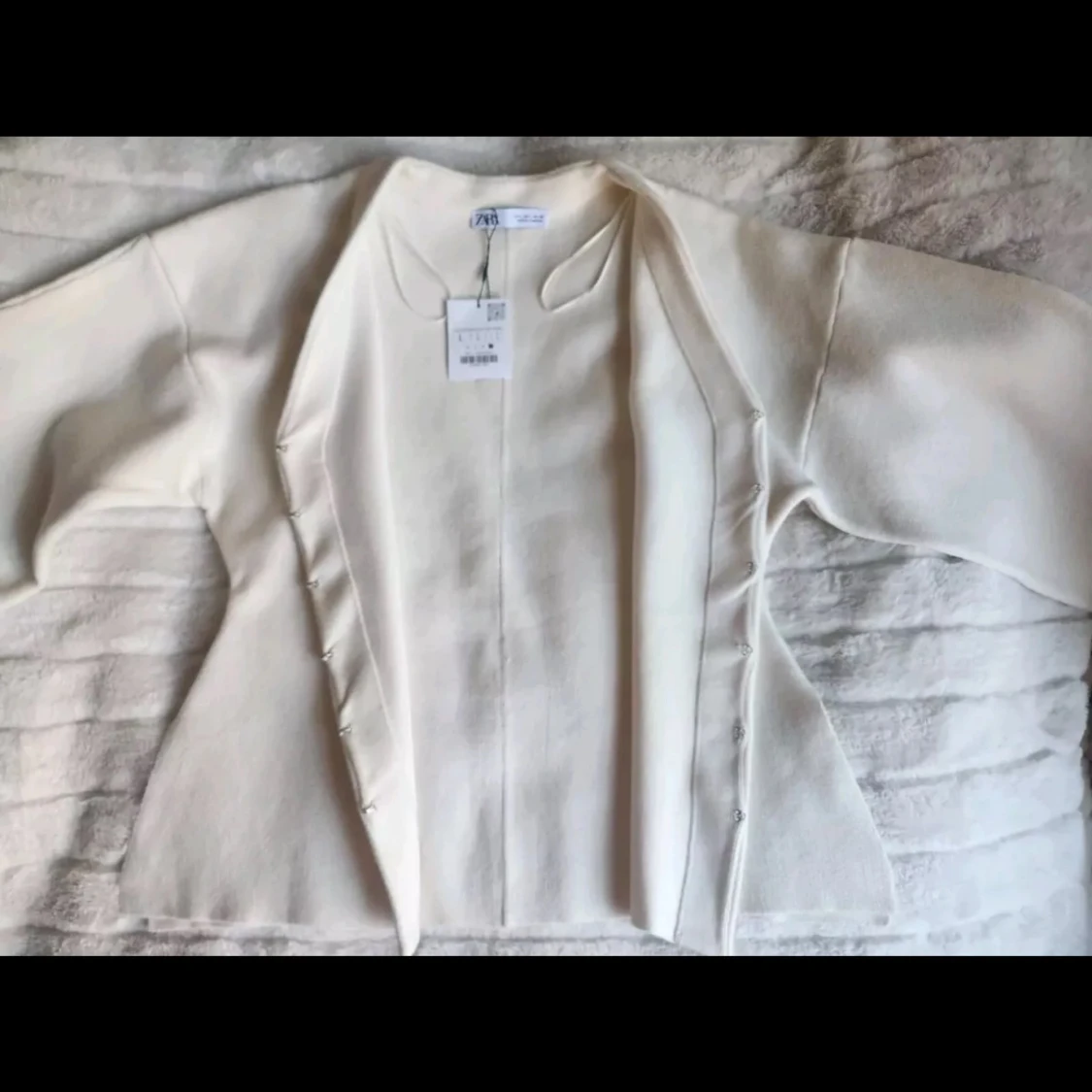 Vit kofta från Zara - 2